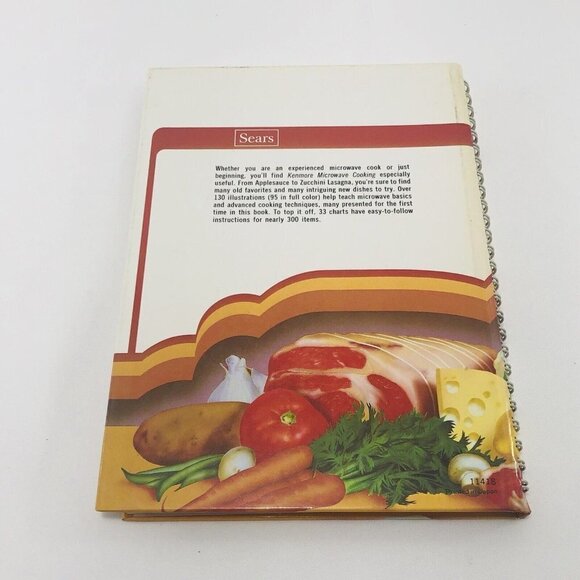 Vintage Sears Kenmore Microwave Cooking Cookbook Recipe Book Picture Beginner - Picture 2 of 10